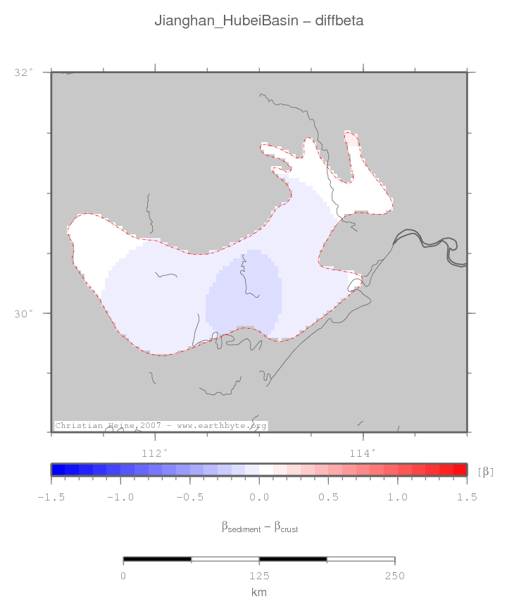 Jianghan (Hubei) Basin location map