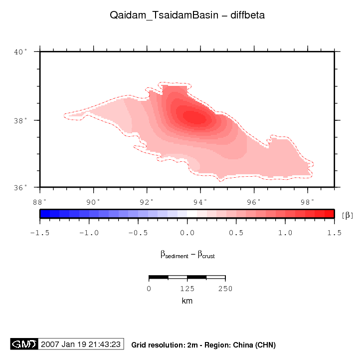 Qaidam (Tsaidam) Basin location map