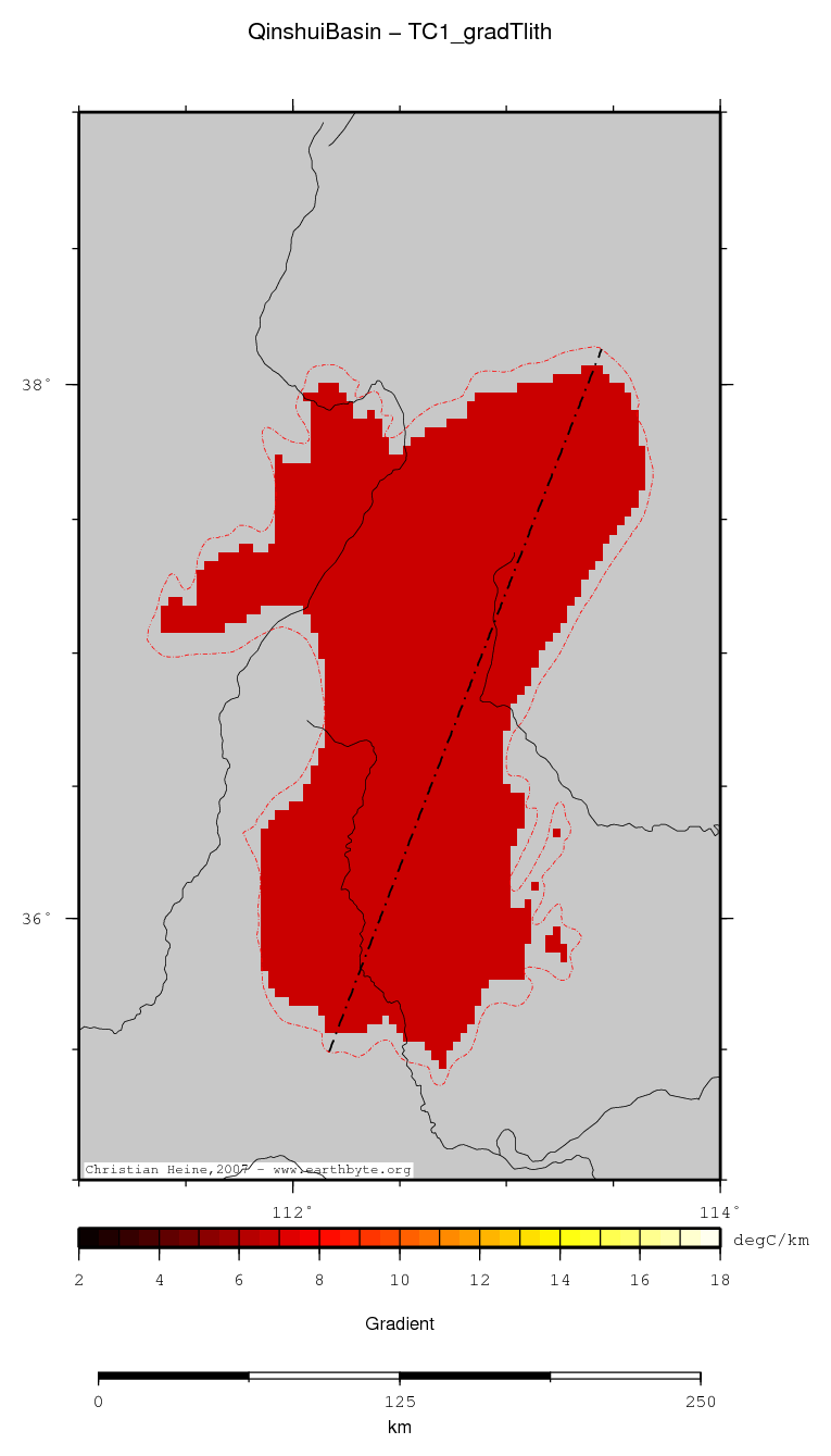 Qinshui Basin location map