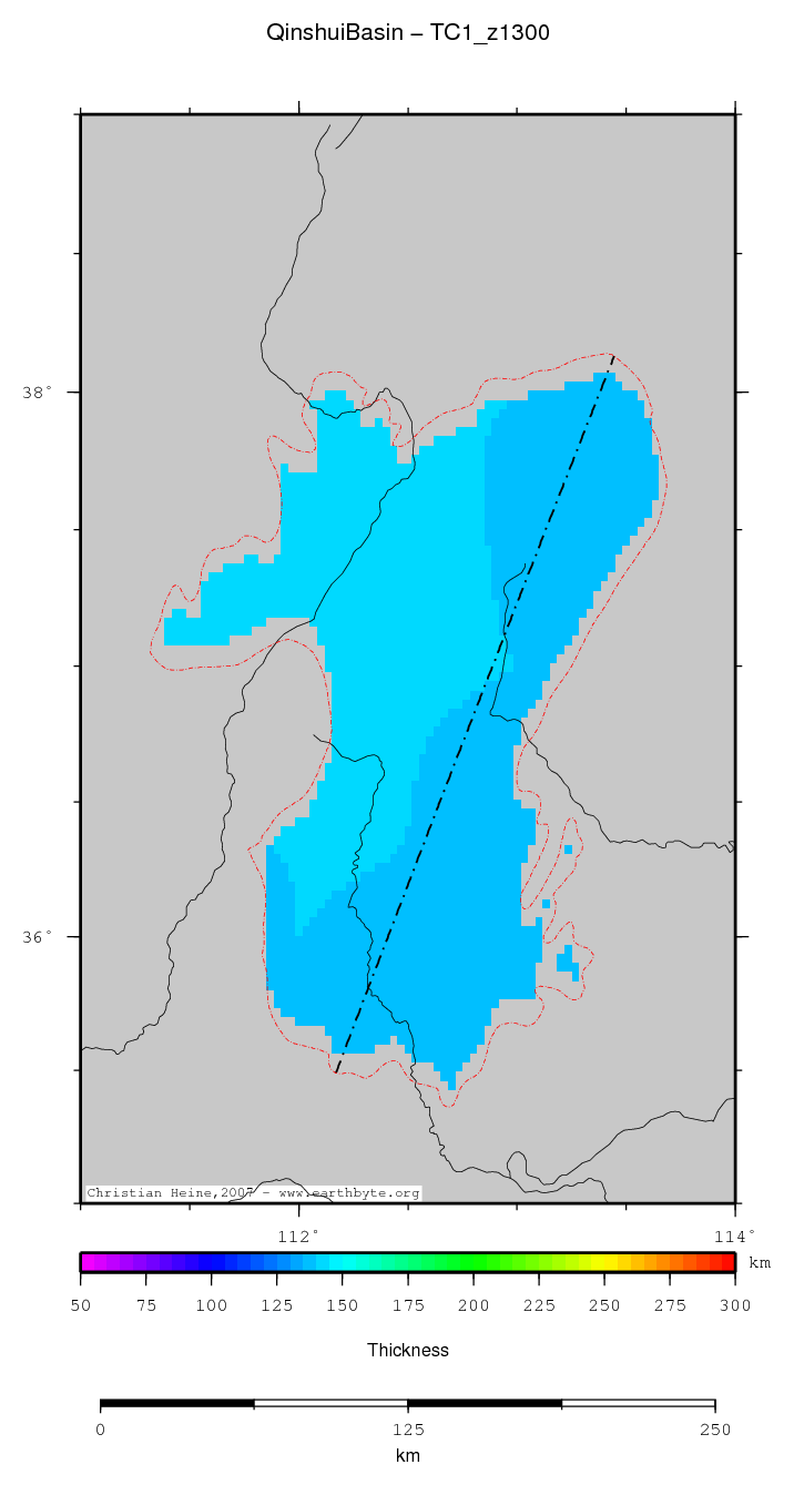 Qinshui Basin location map