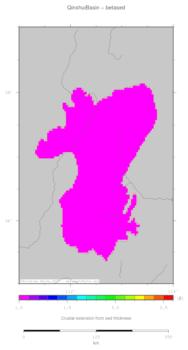 Qinshui Basin location map