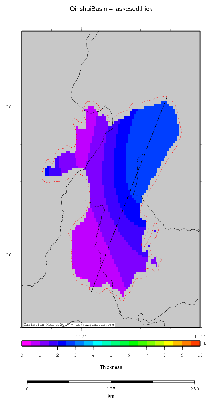 Qinshui Basin location map