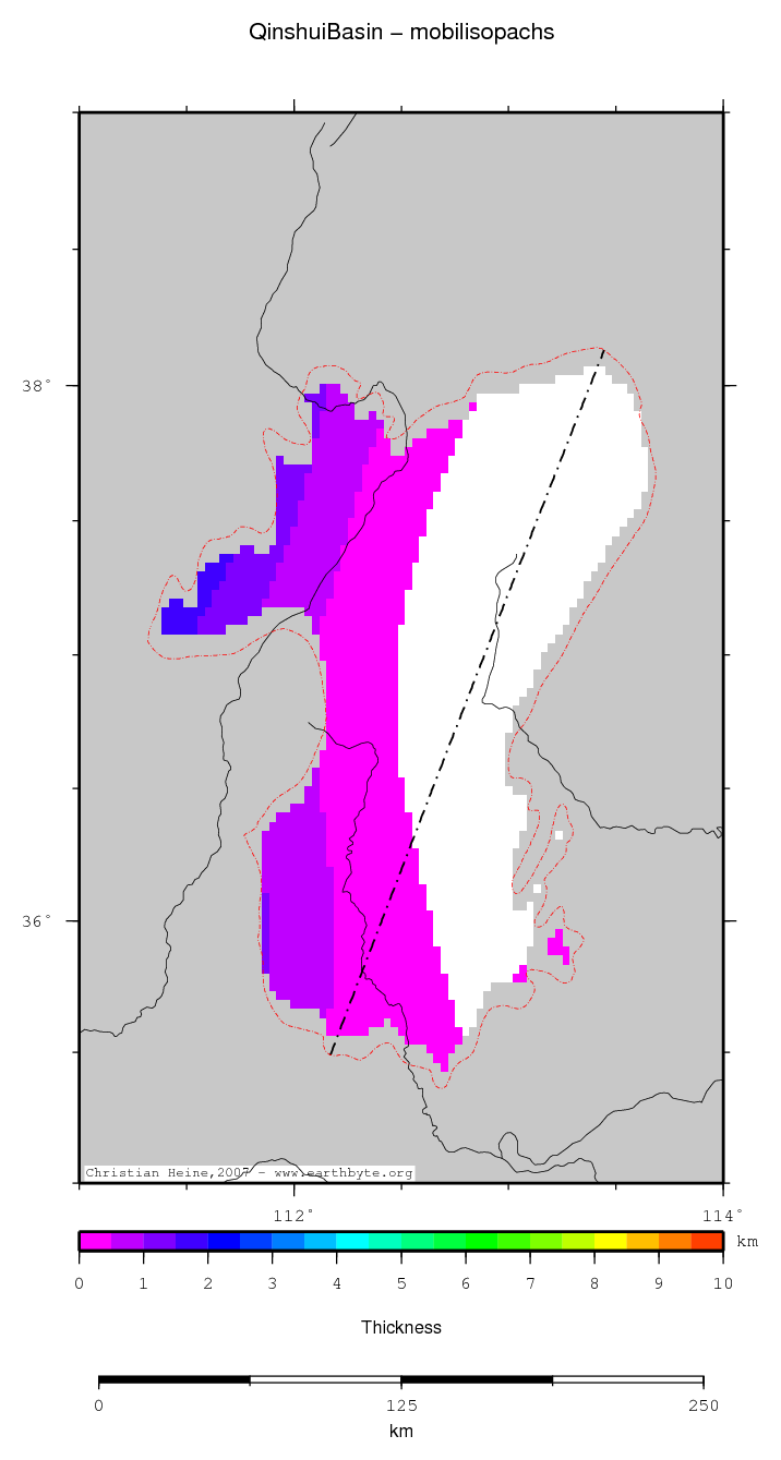 Qinshui Basin location map