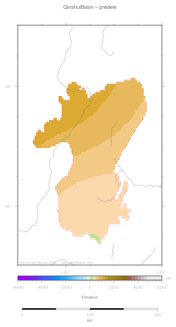 Qinshui Basin location map