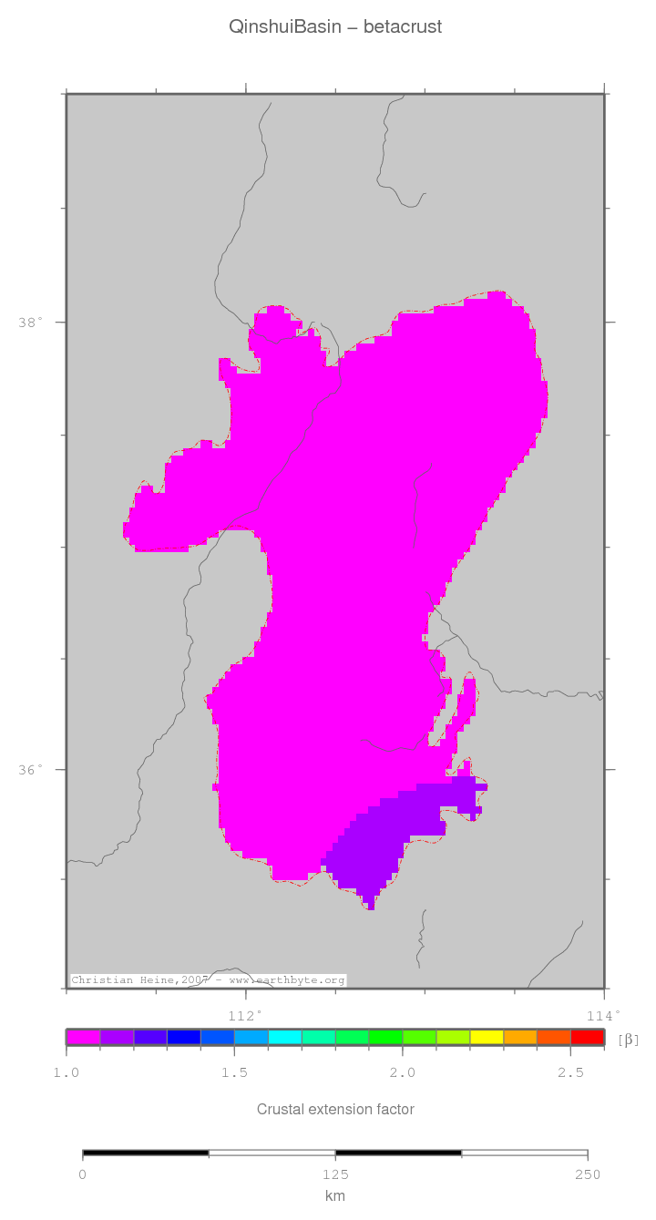 Qinshui Basin location map