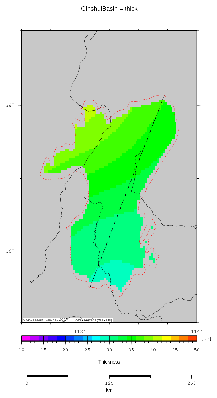 Qinshui Basin location map