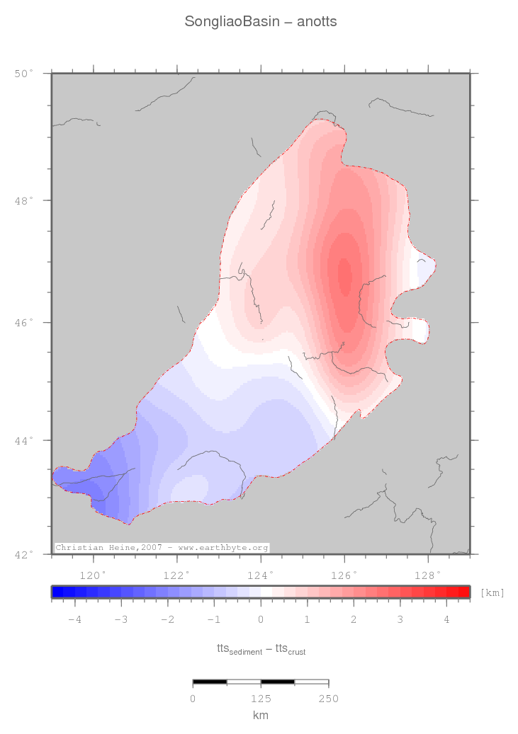 Songliao Basin location map