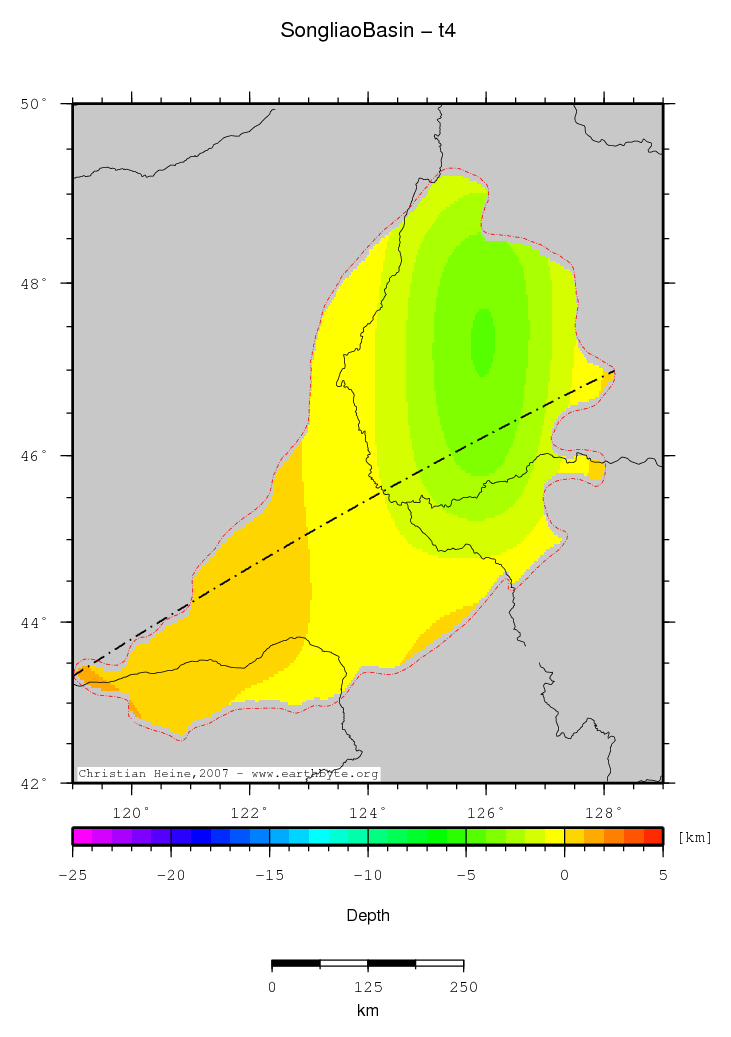 Songliao Basin location map