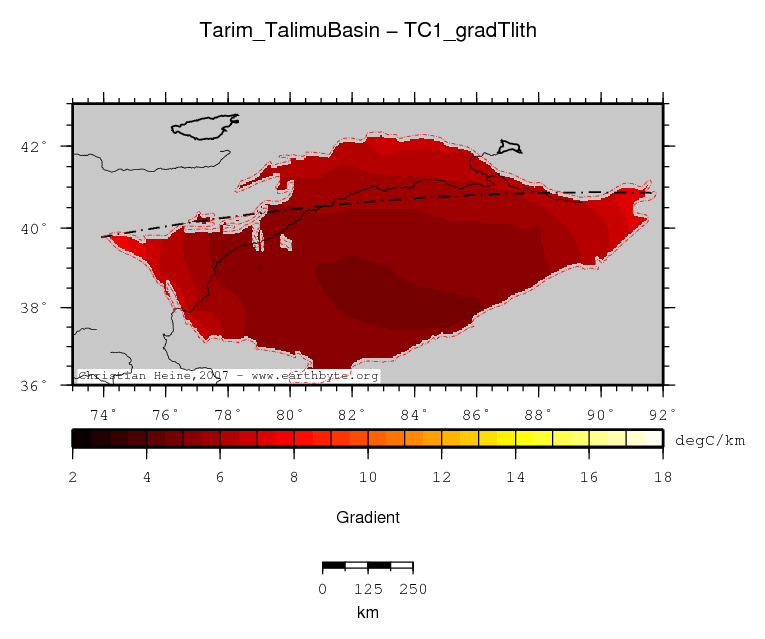 Tarim (Talimu) Basin location map