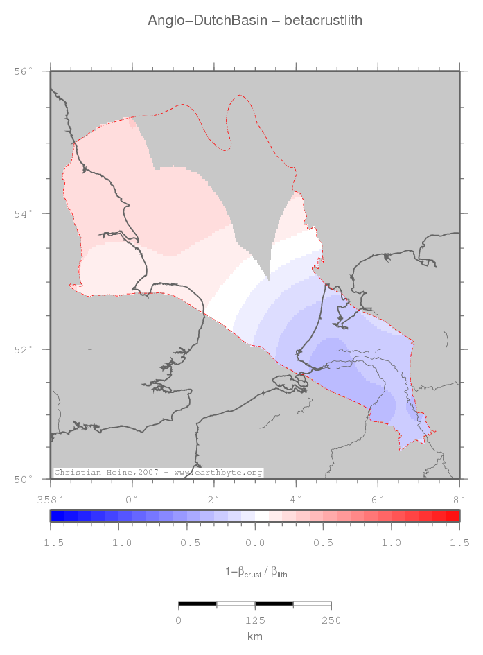 Anglo-Dutch Basin location map