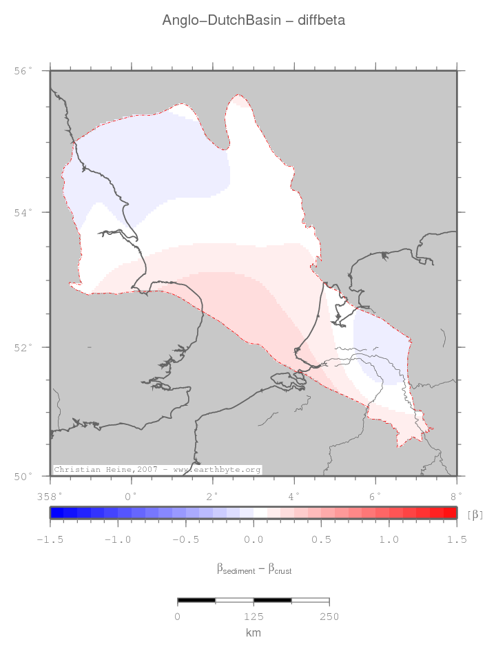 Anglo-Dutch Basin location map