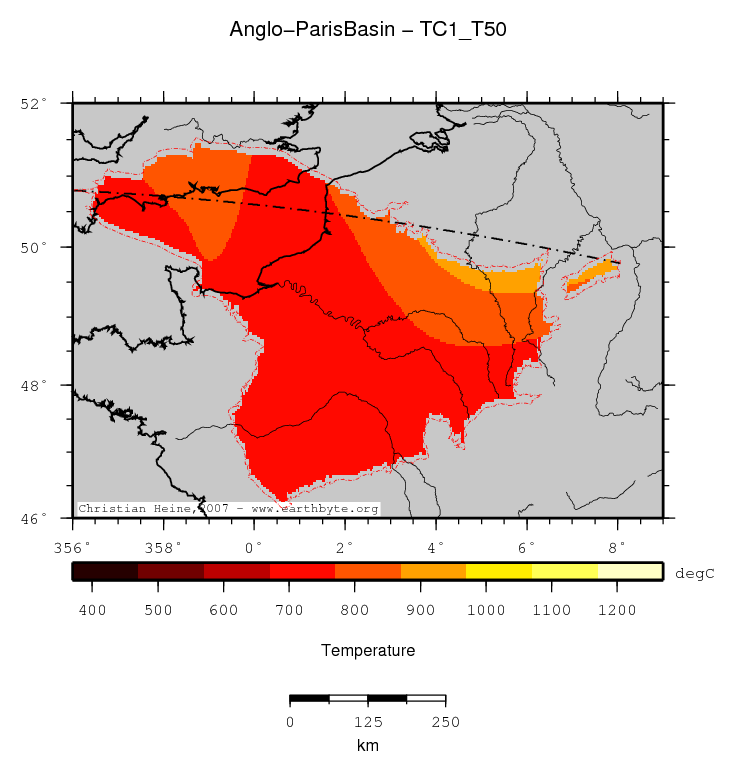 Anglo-Paris Basin location map