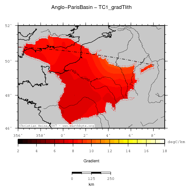 Anglo-Paris Basin location map