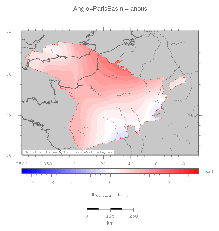 Anglo-Paris Basin location map