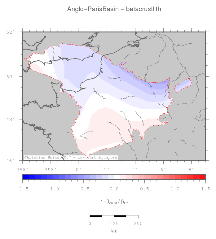 Anglo-Paris Basin location map