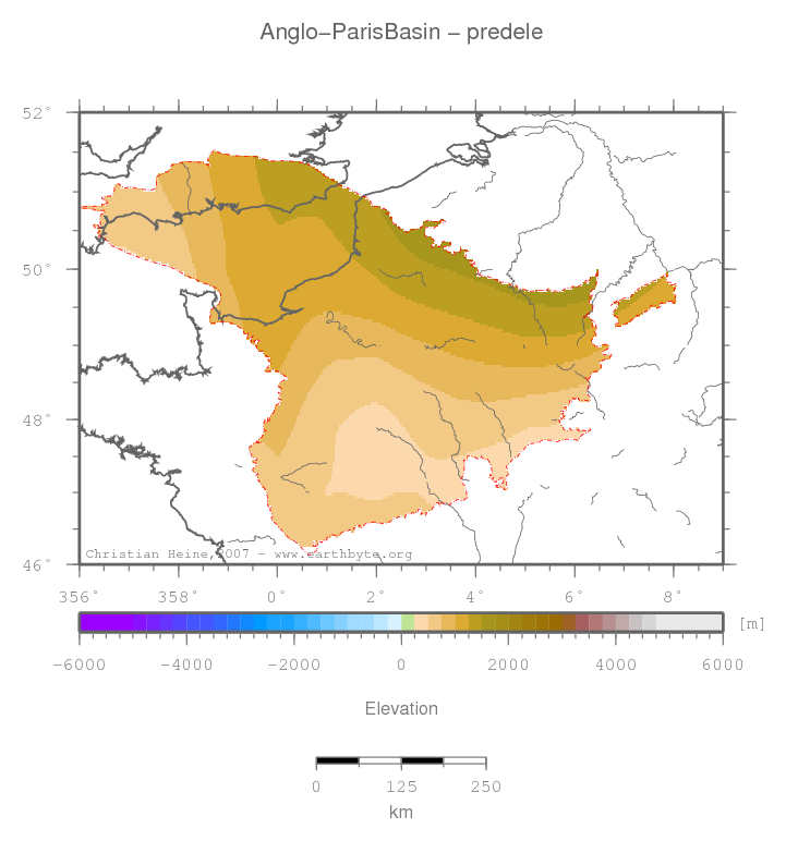 Anglo-Paris Basin location map