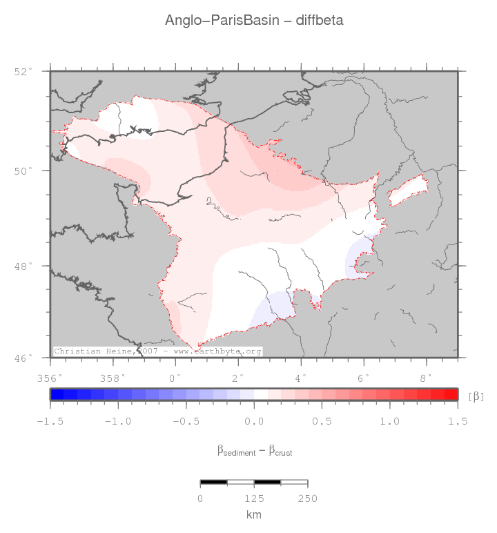 Anglo-Paris Basin location map