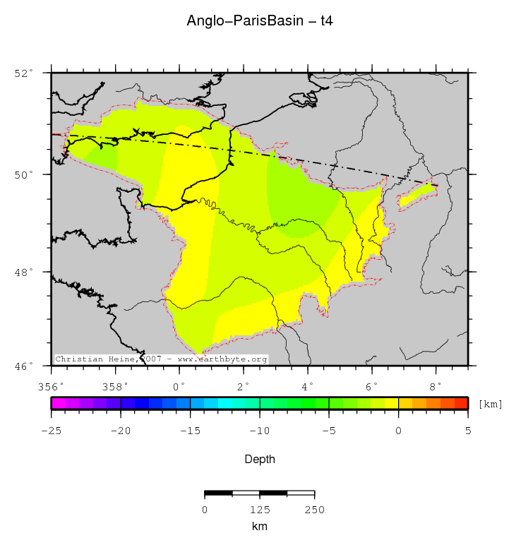 Anglo-Paris Basin location map