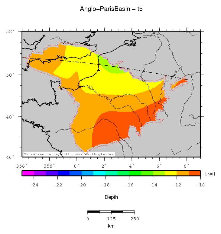 Anglo-Paris Basin location map