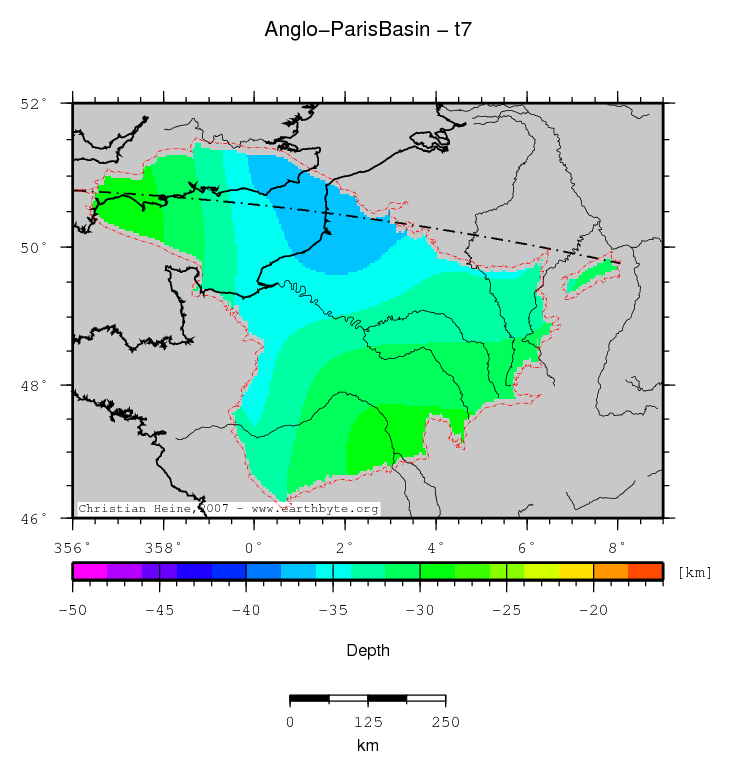 Anglo-Paris Basin location map