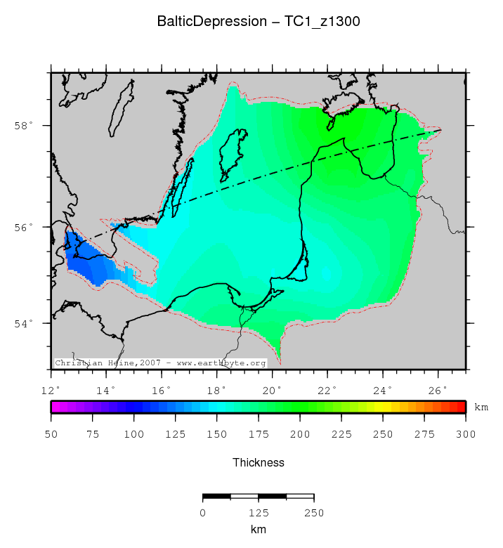 Baltic Depression location map