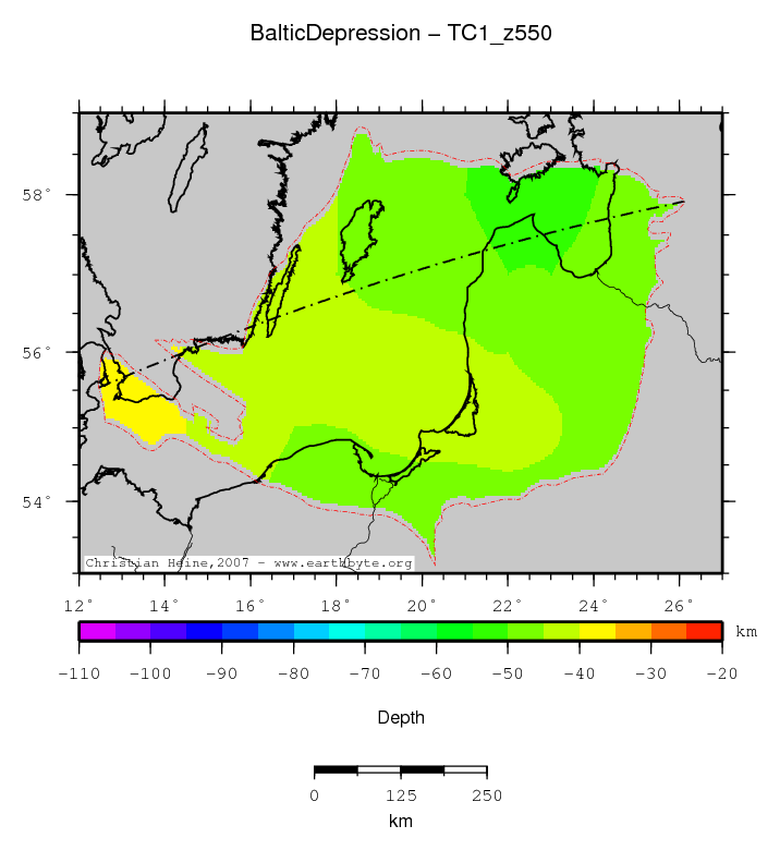 Baltic Depression location map