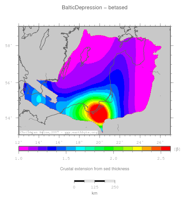 Baltic Depression location map