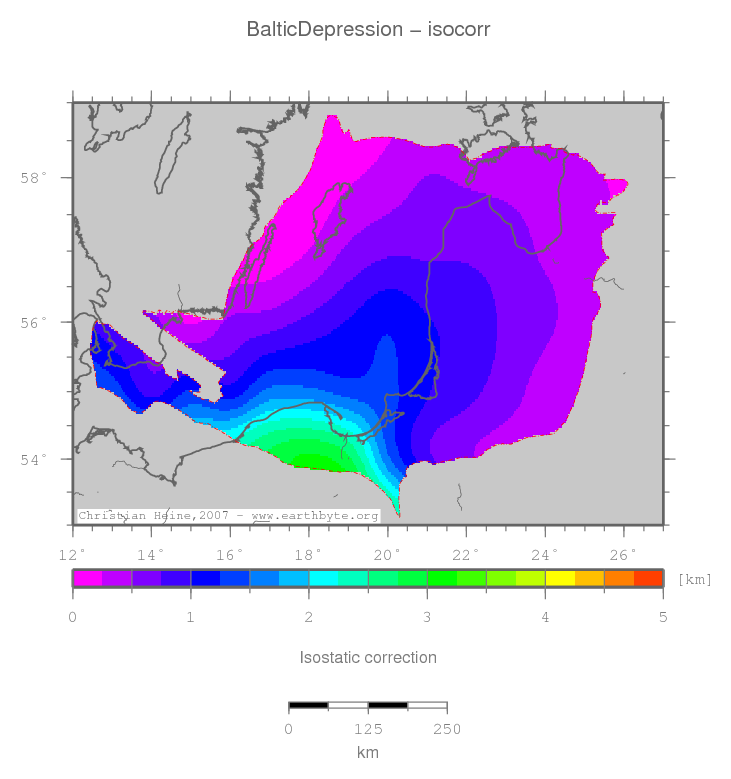 Baltic Depression location map