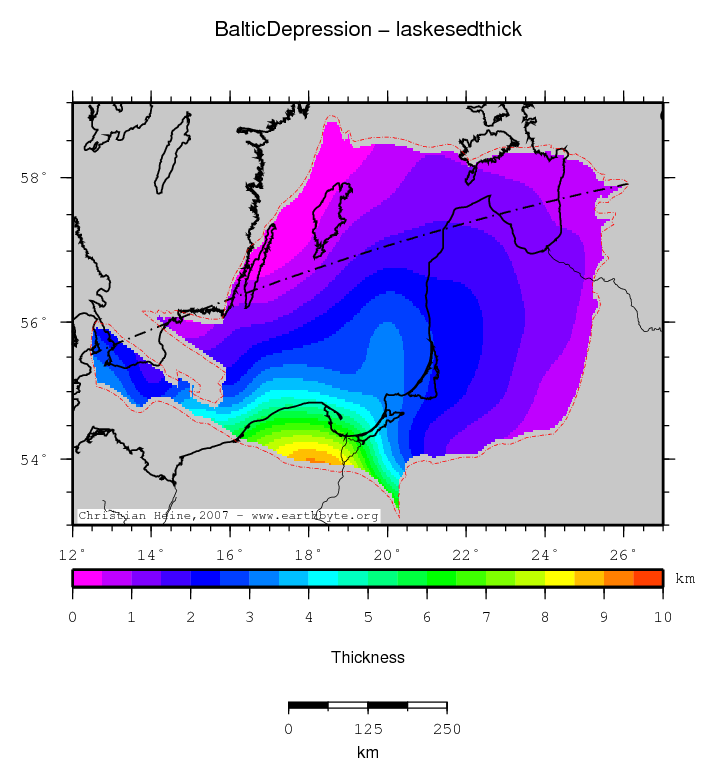 Baltic Depression location map