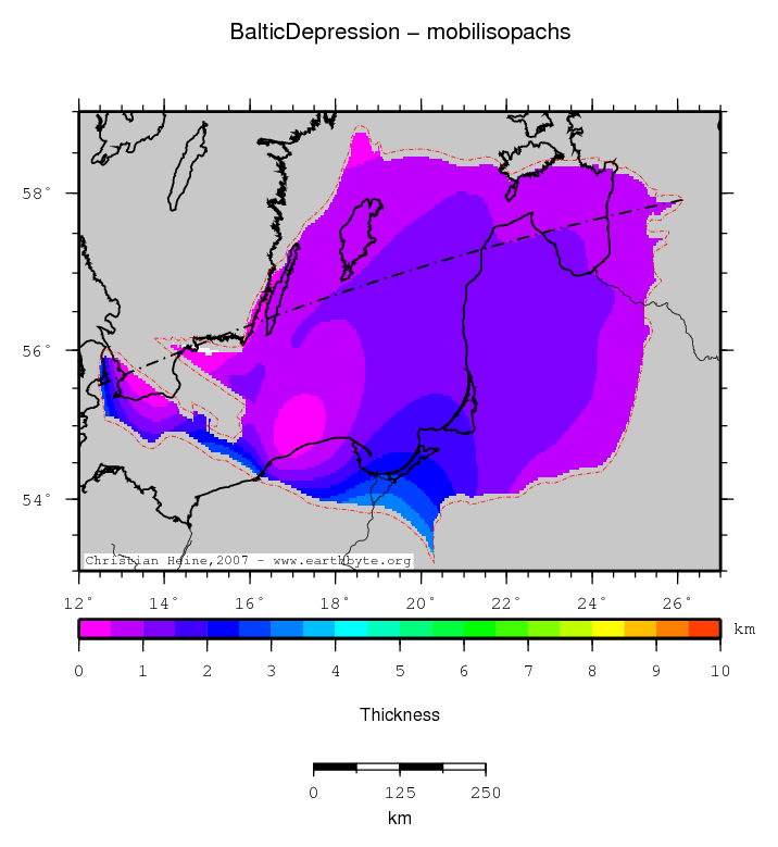 Baltic Depression location map