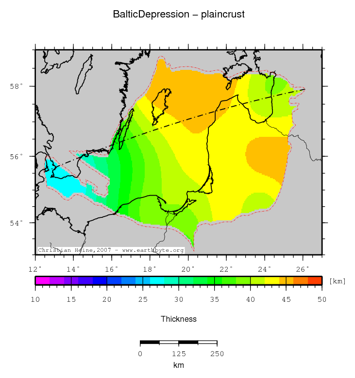 Baltic Depression location map