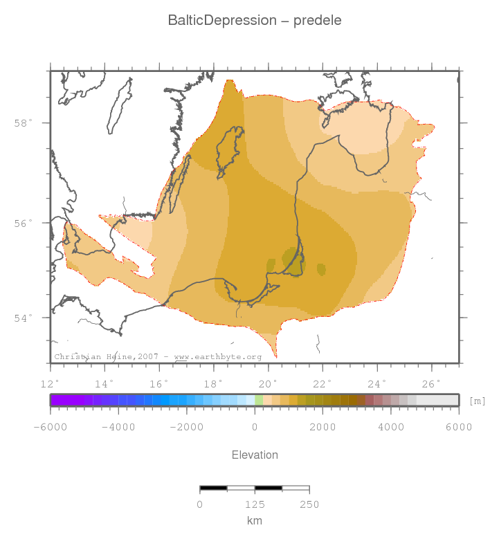 Baltic Depression location map