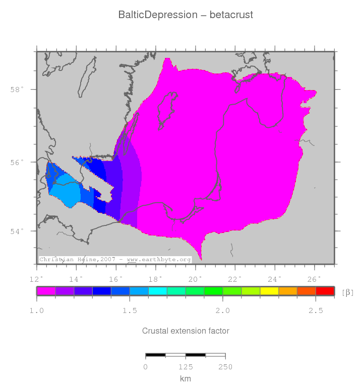 Baltic Depression location map