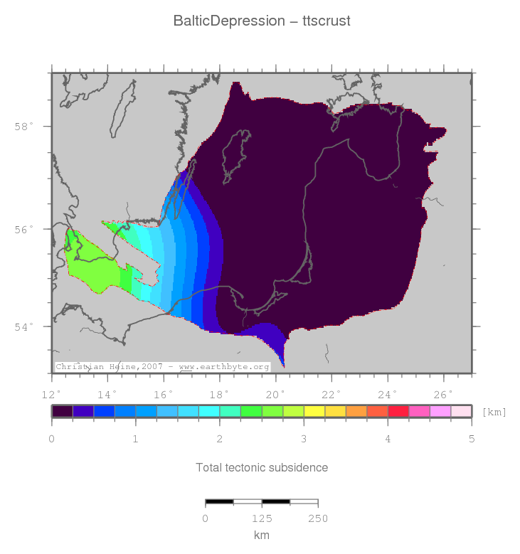 Baltic Depression location map