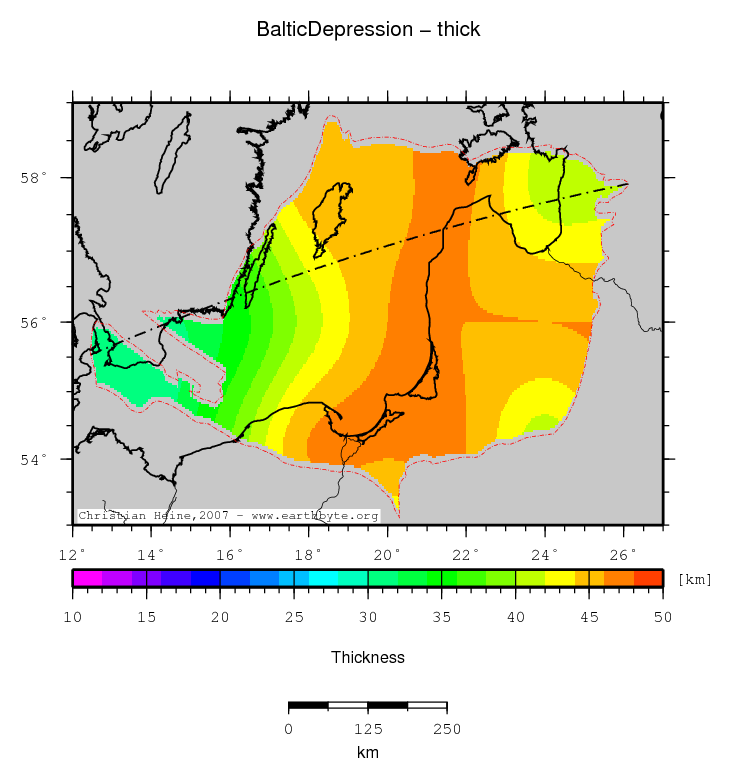 Baltic Depression location map