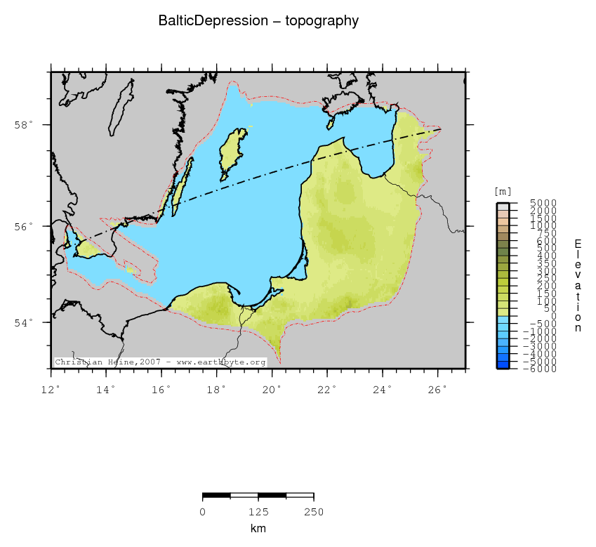 Baltic Depression location map