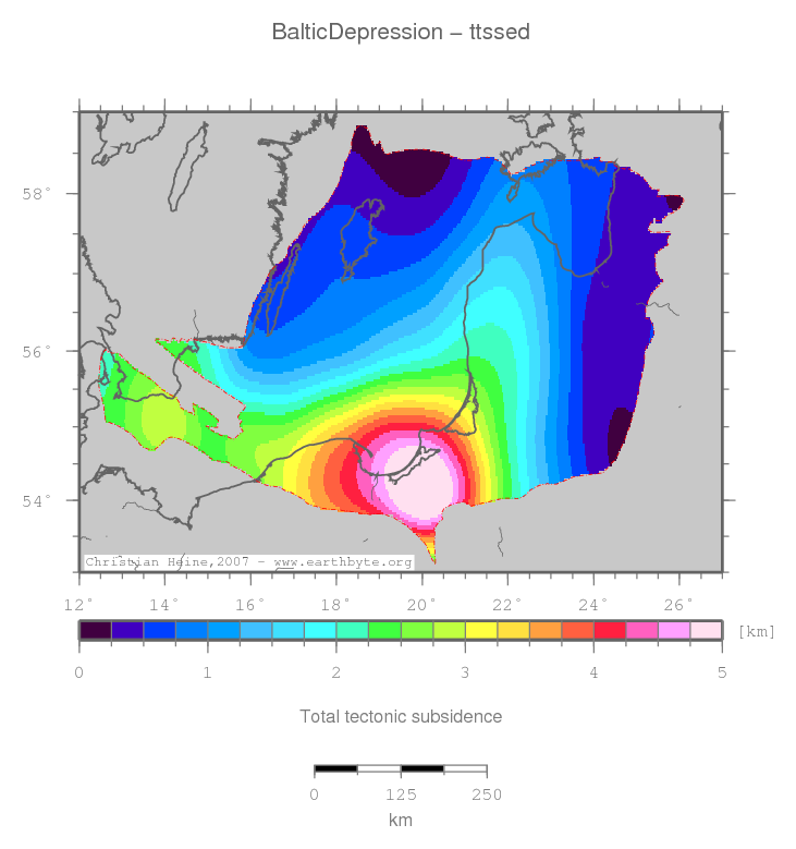 Baltic Depression location map