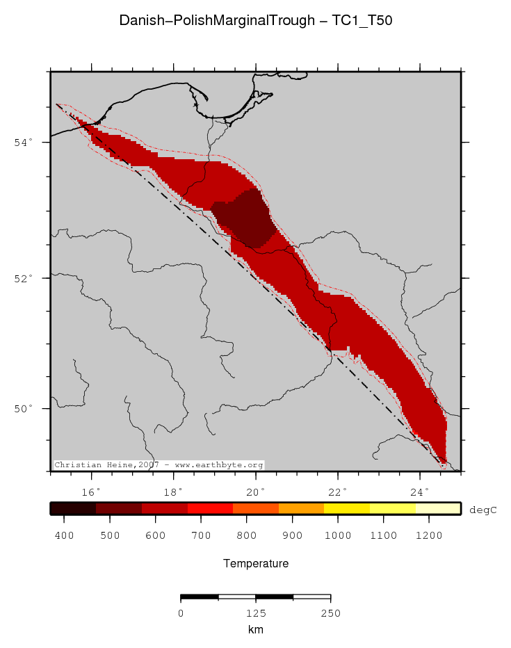 Danish-Polish Marginal Trough location map