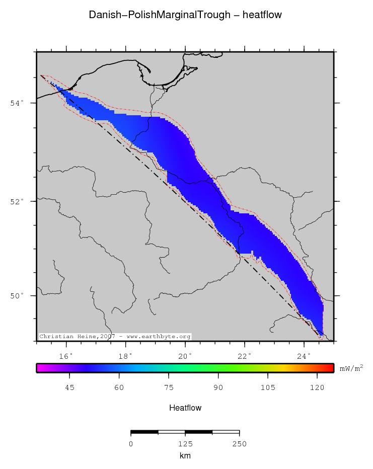 Danish-Polish Marginal Trough location map