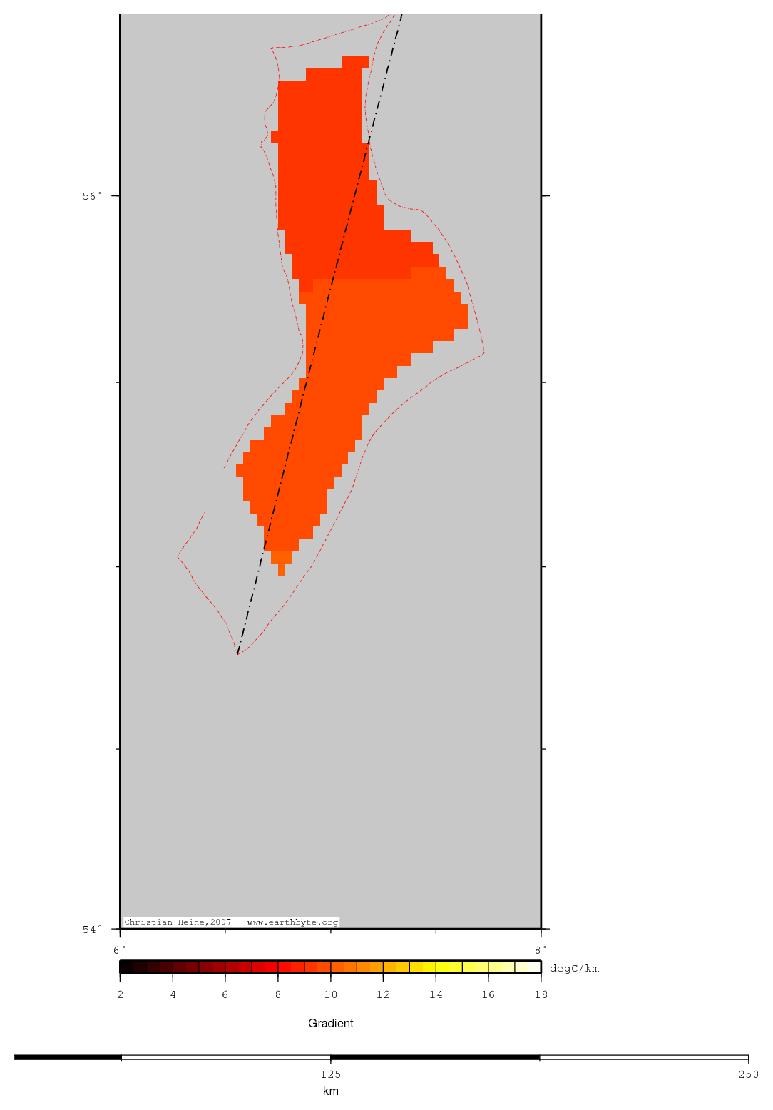 Horn Graben location map