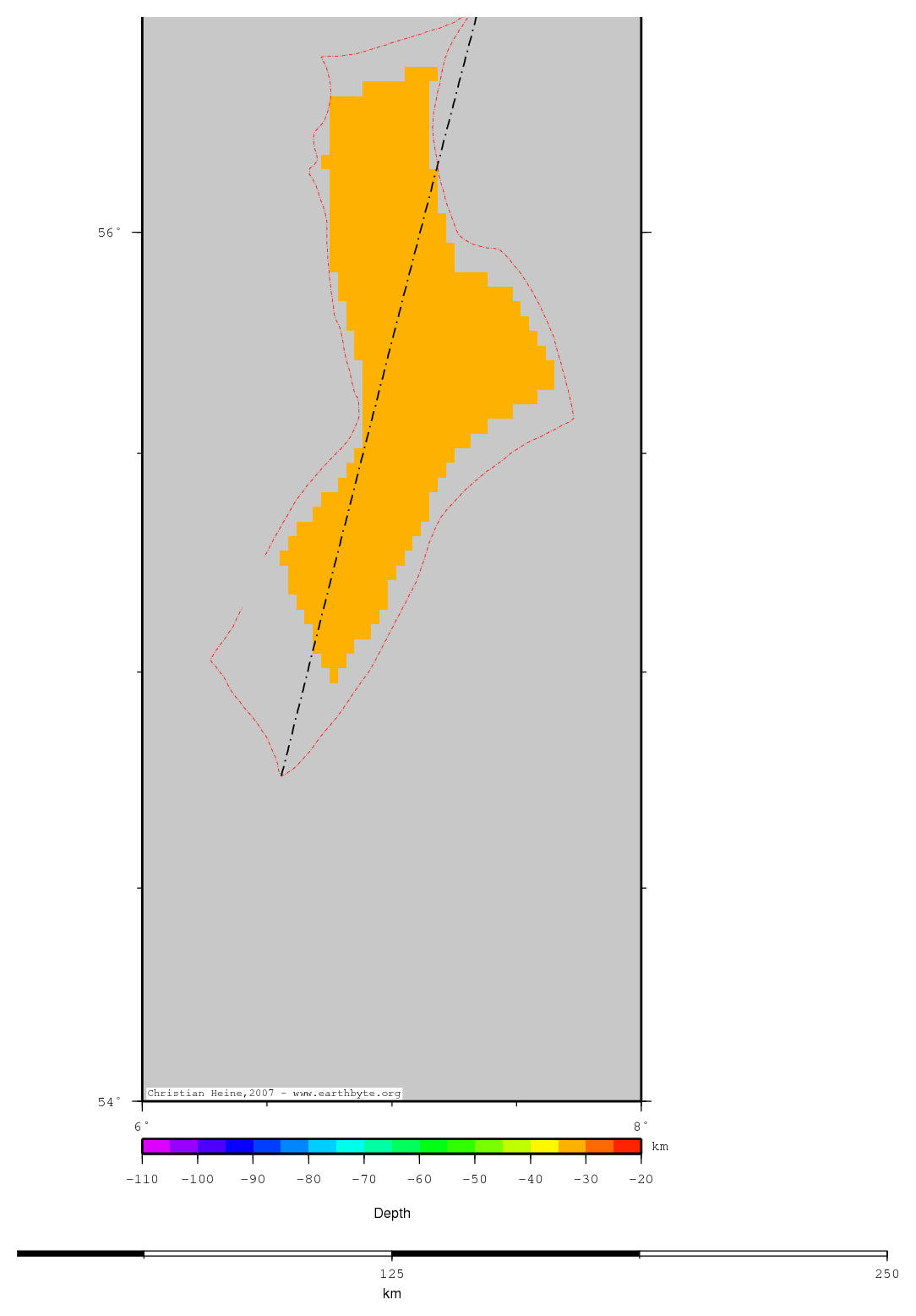 Horn Graben location map