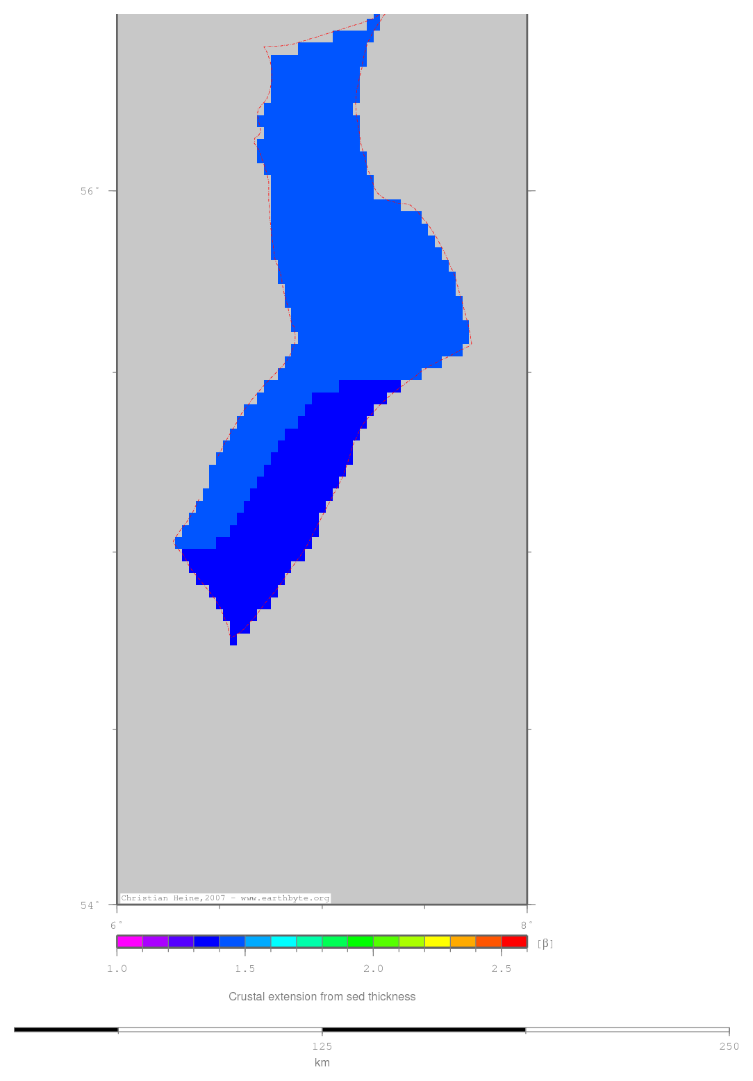 Horn Graben location map