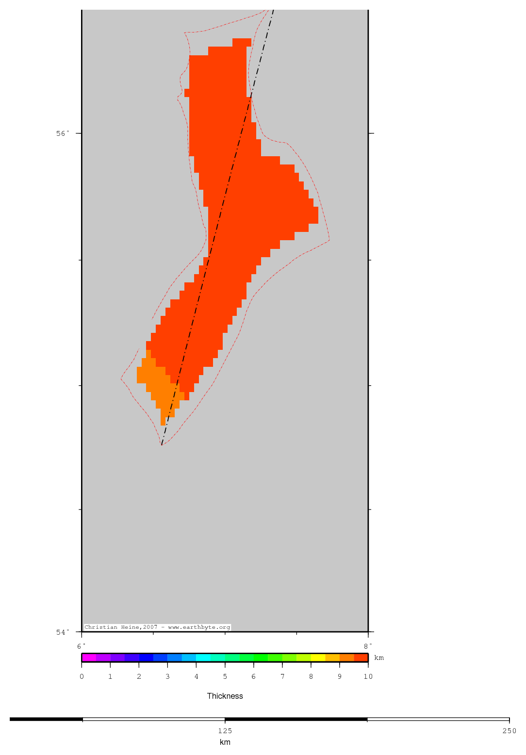 Horn Graben location map