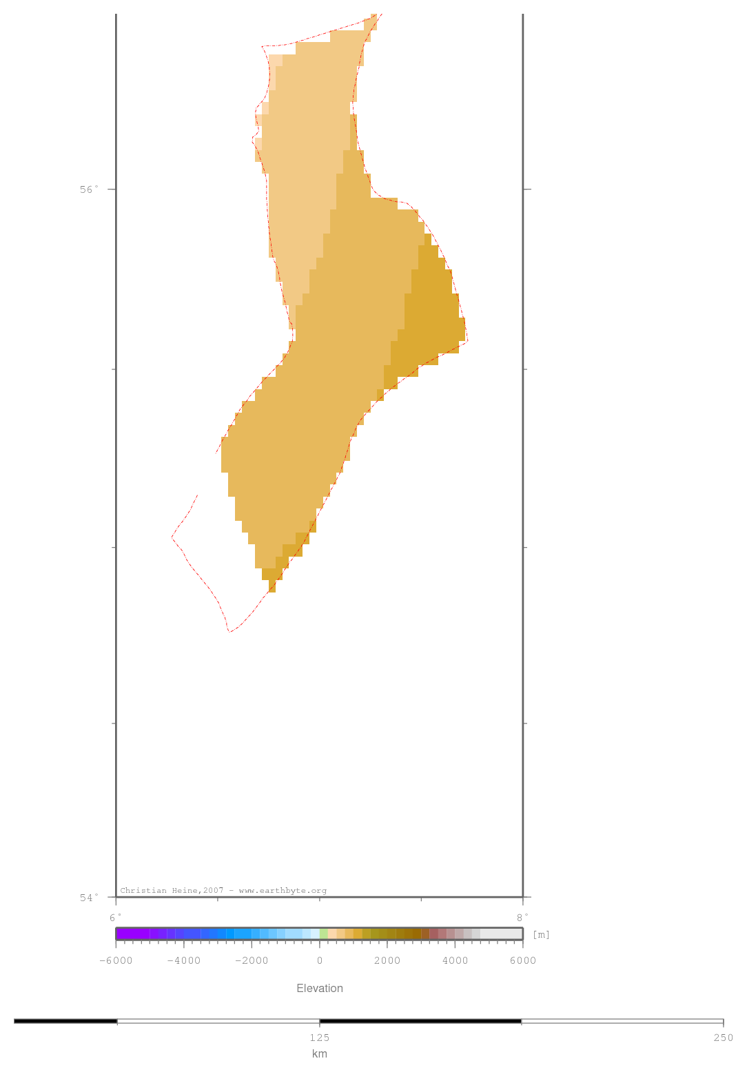 Horn Graben location map