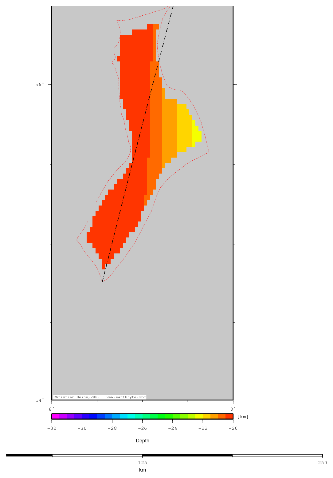 Horn Graben location map