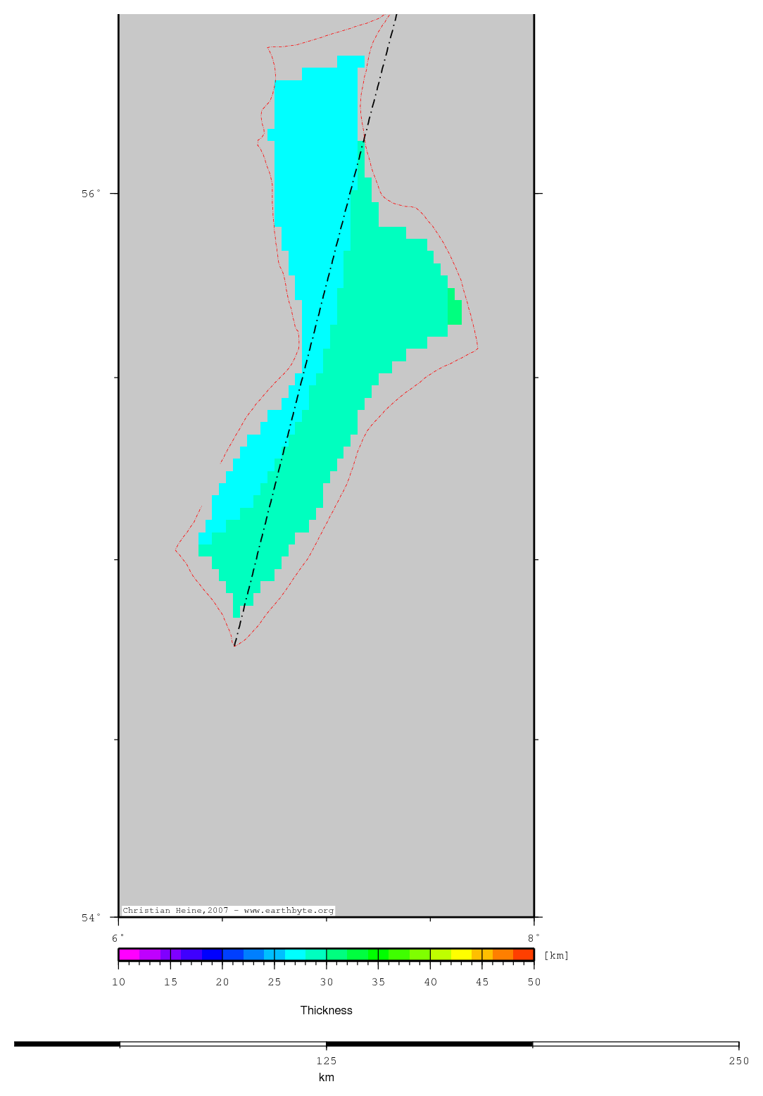 Horn Graben location map