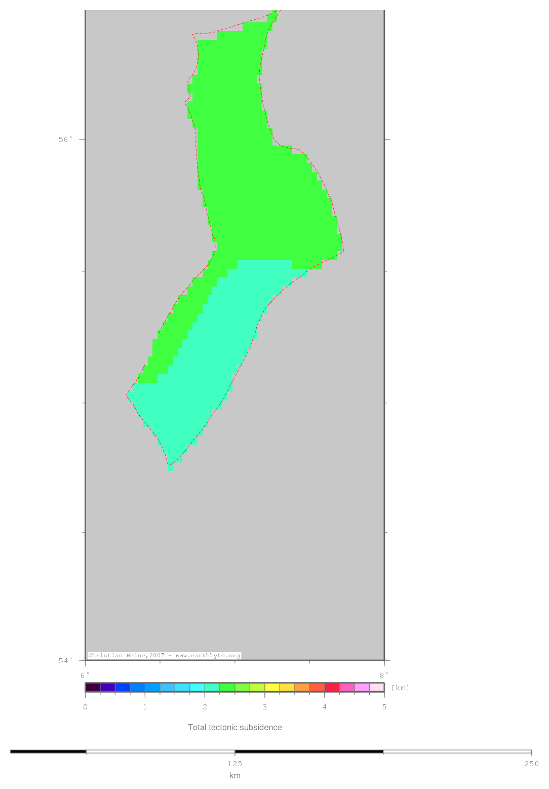 Horn Graben location map