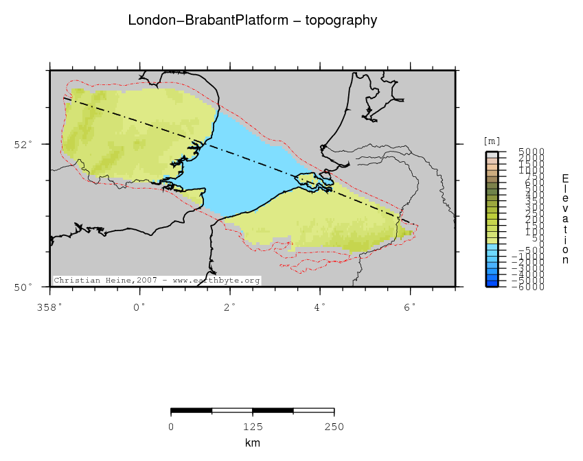 London-Brabant Platform location map