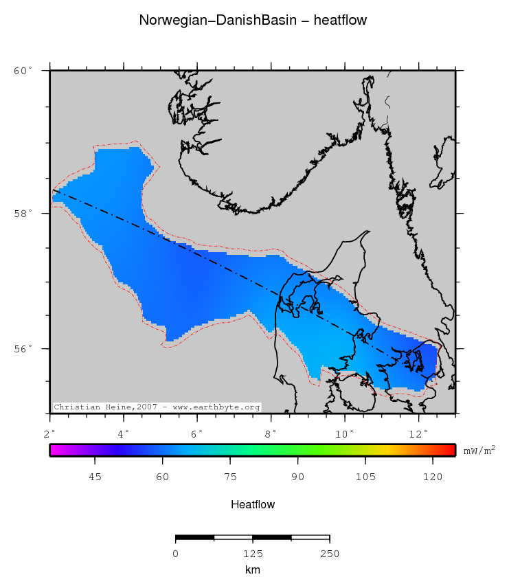 Norwegian-Danish Basin location map