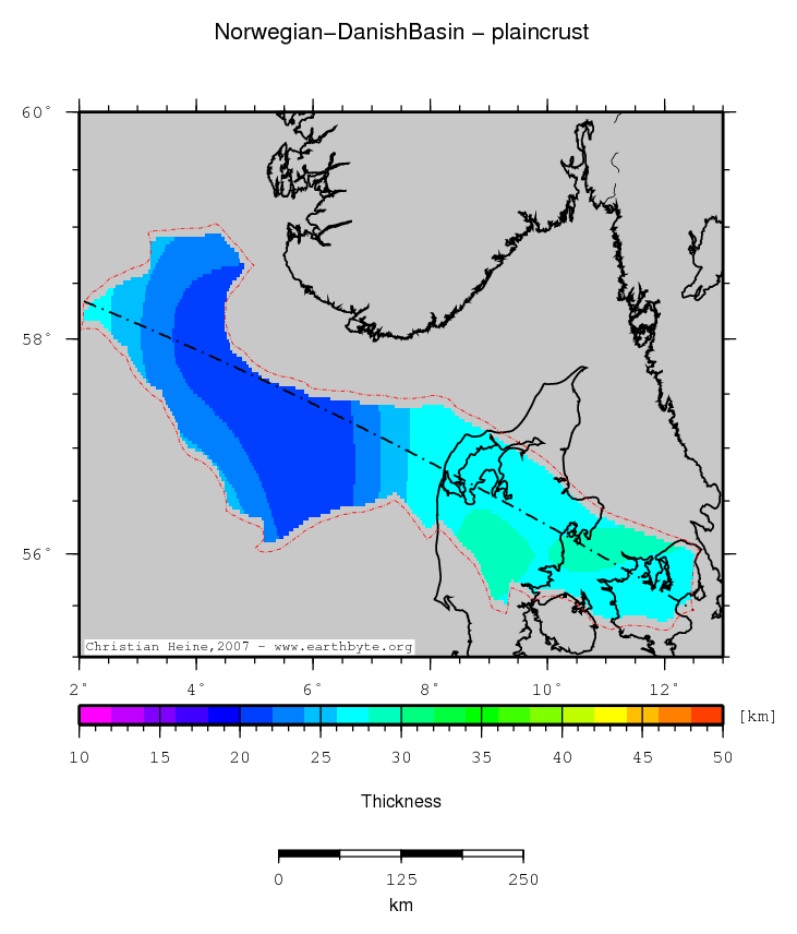 Norwegian-Danish Basin location map